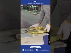 Vidéo d'emballage en cuivre, témoin de la protection dorée et de la présentation exquise